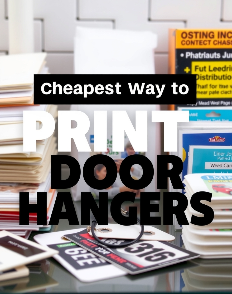 Cheapest Way to Print Door Hangers