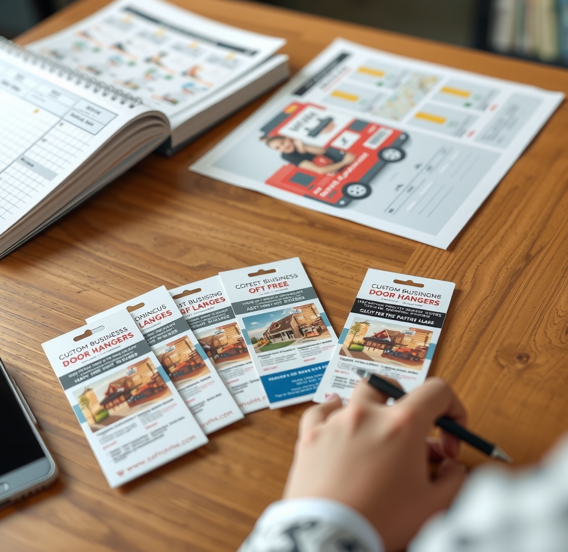 Custom Design Door Hangers hero image