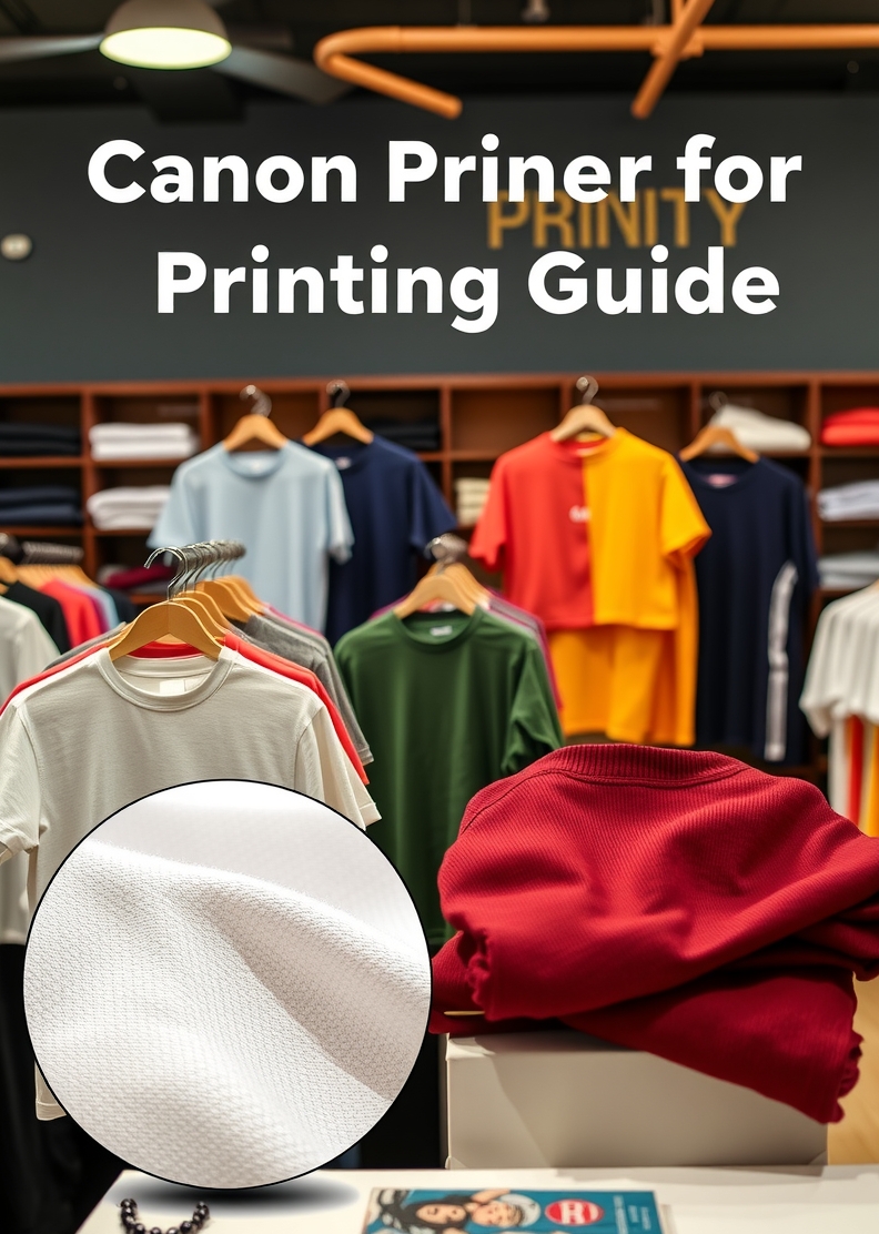 Checklist for Canon Printer for Tshirt Printing Guide