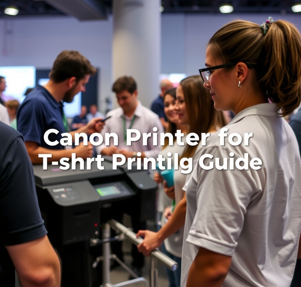 Preparation visual for Canon Printer for Tshirt Printing Guide