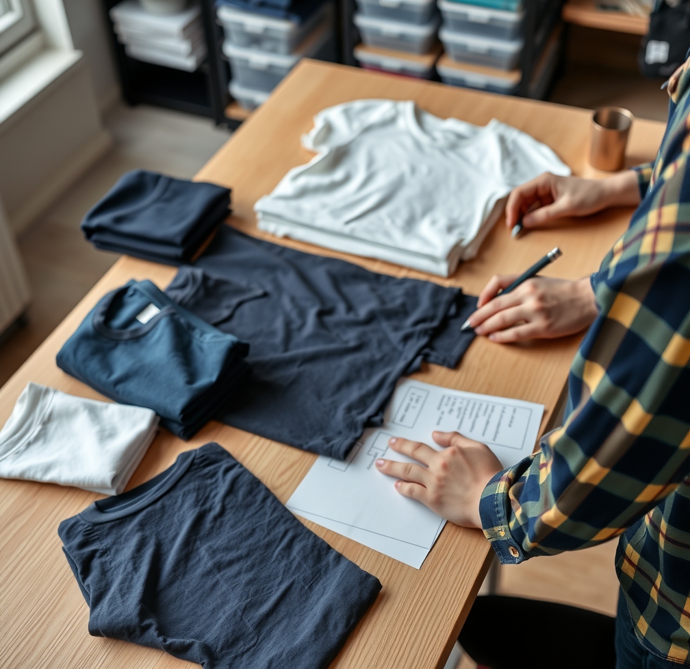 Preparation visual for Custom Tshirt Printing Design