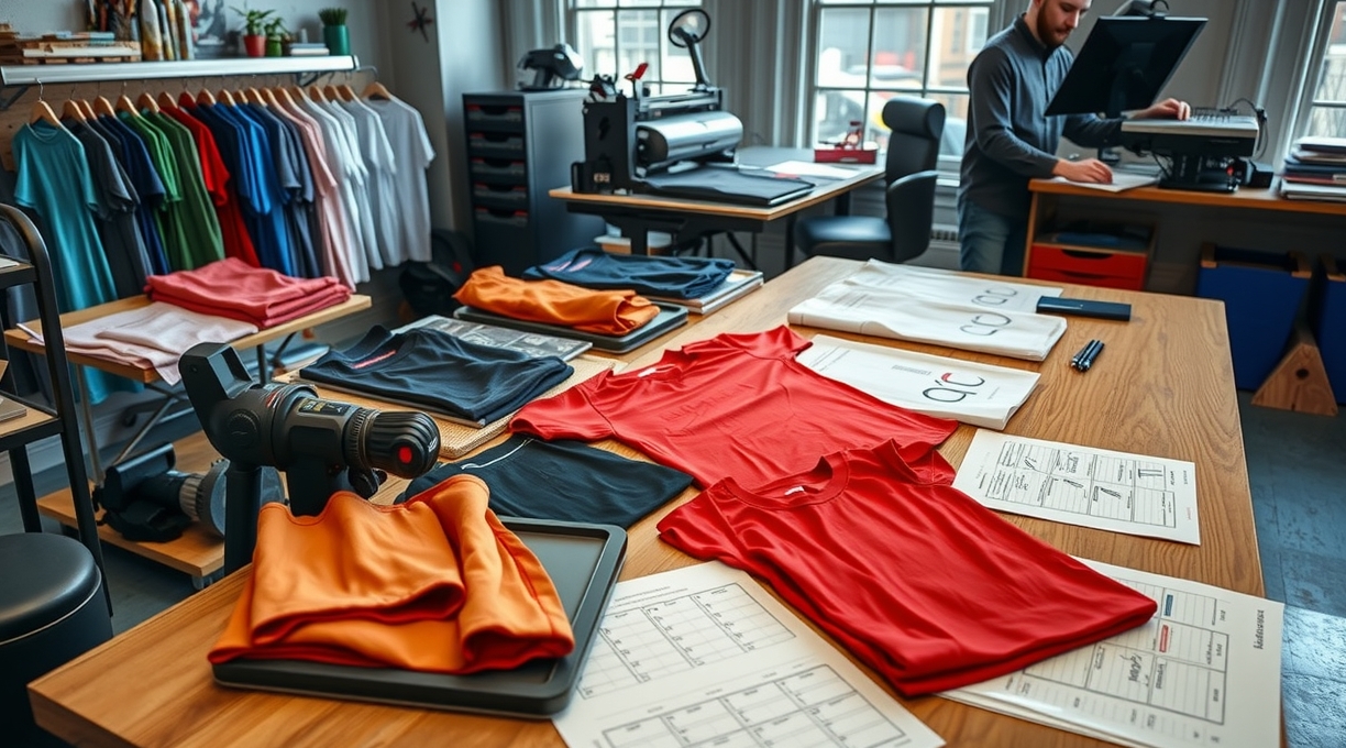 Preparation visual for Tshirt Printing Bristol Guide