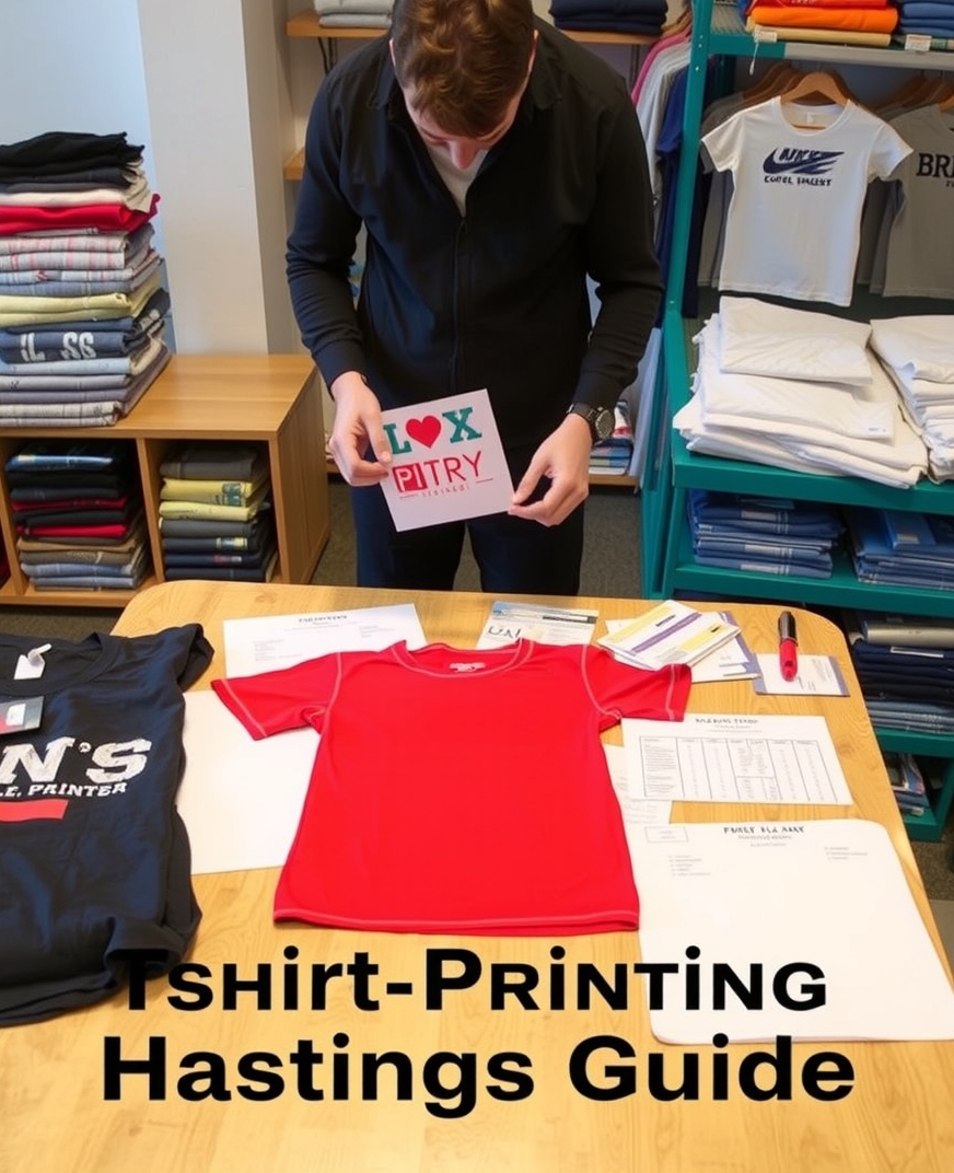 Quality check visual for Tshirt Printing Hastings Guide