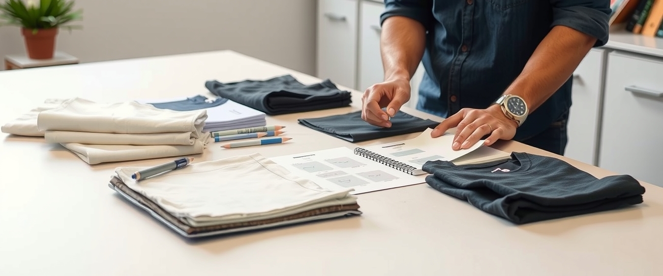 Preparation visual for Tshirt Printing Leeds Guide