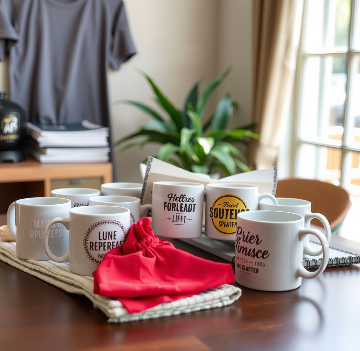 Preparation visual for Custom Mugs T Shirts Guide