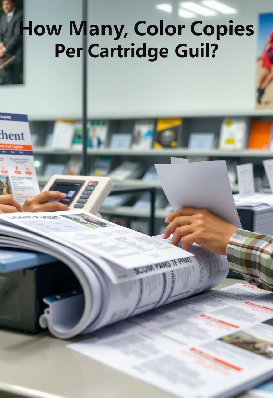 Quality check visual for How Many Color Copies Per Cartridge Guide