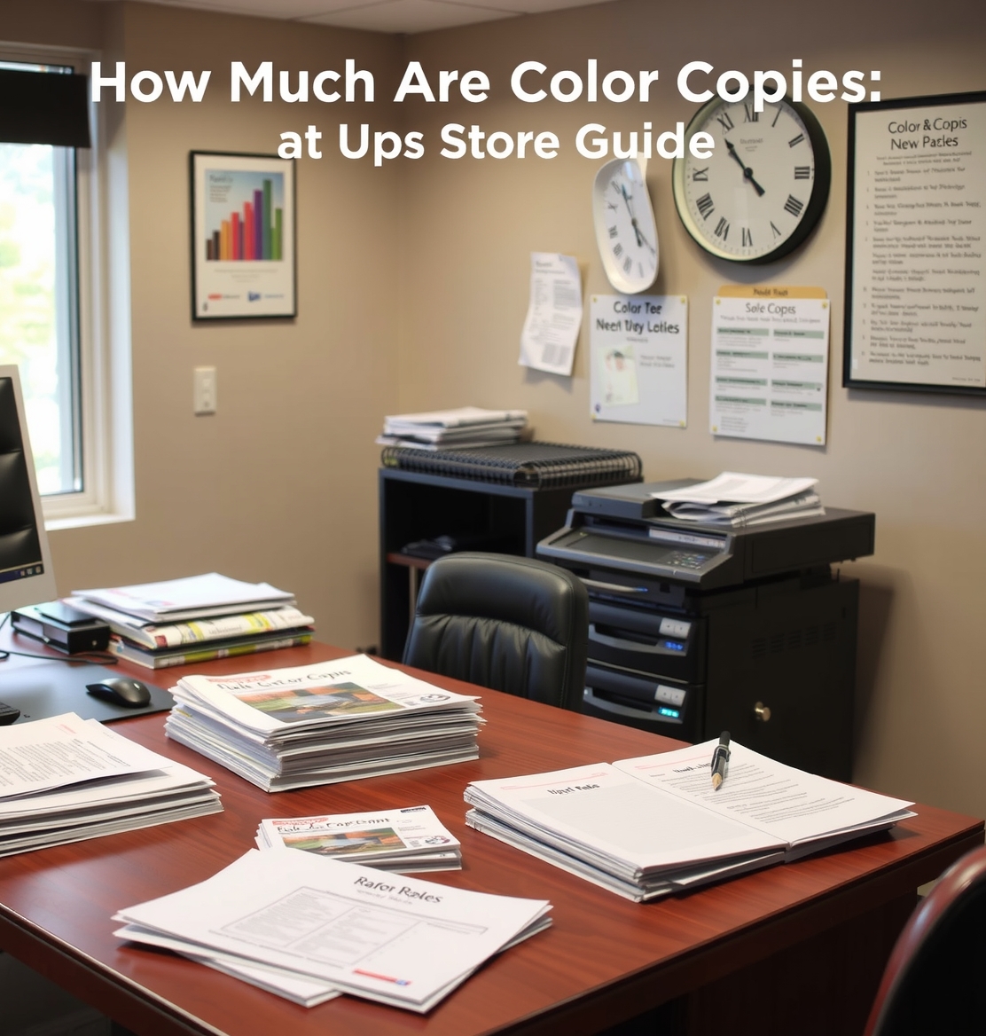 Checklist for How Much Are Color Copies at Ups Store Guide