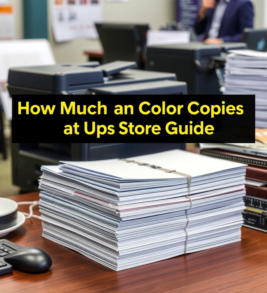 Preparation visual for How Much Are Color Copies at Ups Store Guide