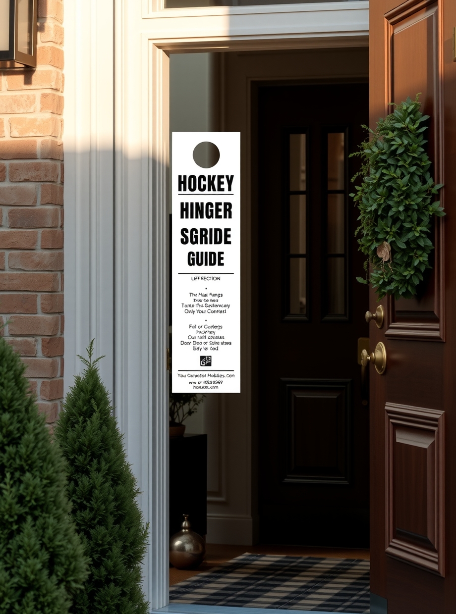 Checklist for Hockey Door Hangers Guide