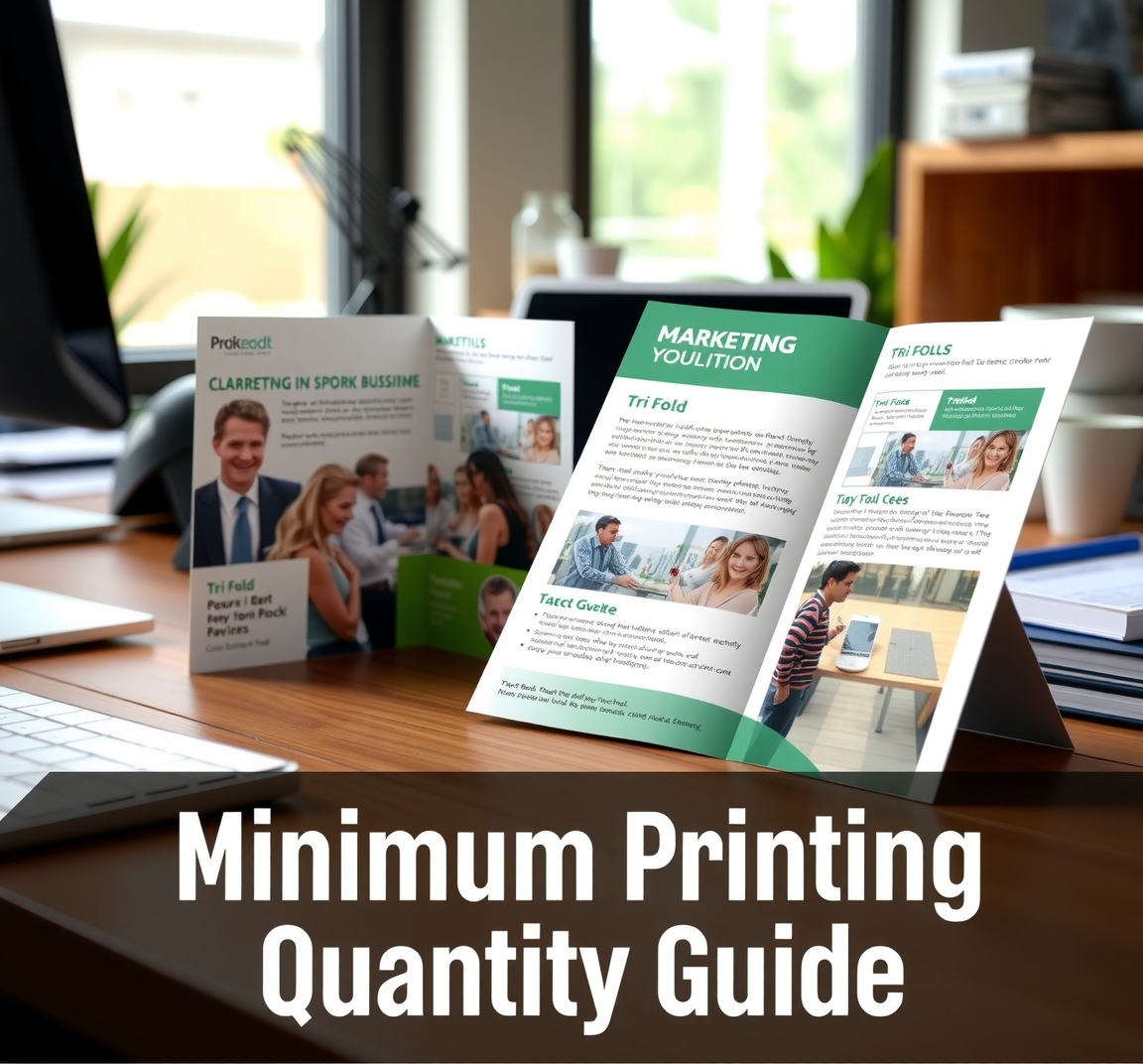 Quality check visual for Brochure Printing Minimum Order Quantity Guide