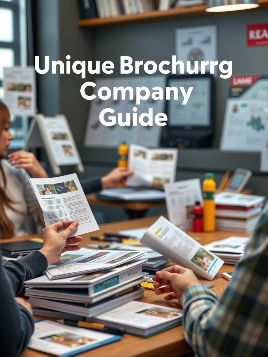 Preparation visual for Unique Brochure Printing Company Guide