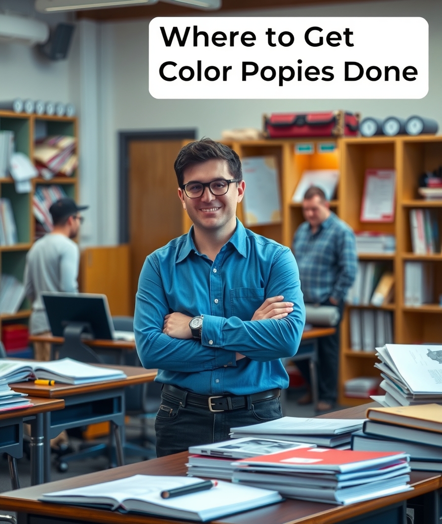 Where to Get Color Copies Done Guide