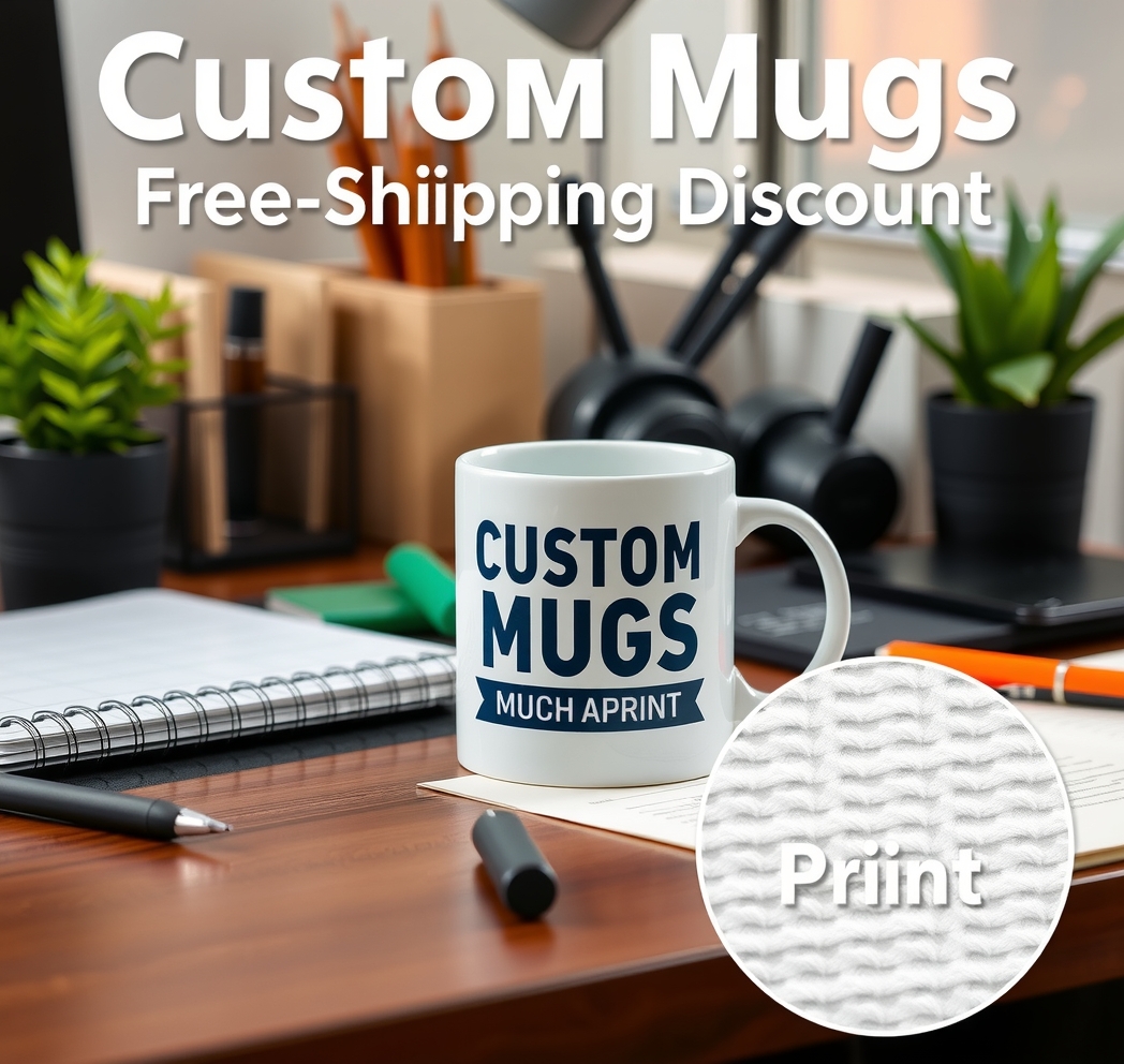 Custom Mugs Free Shipping Discount