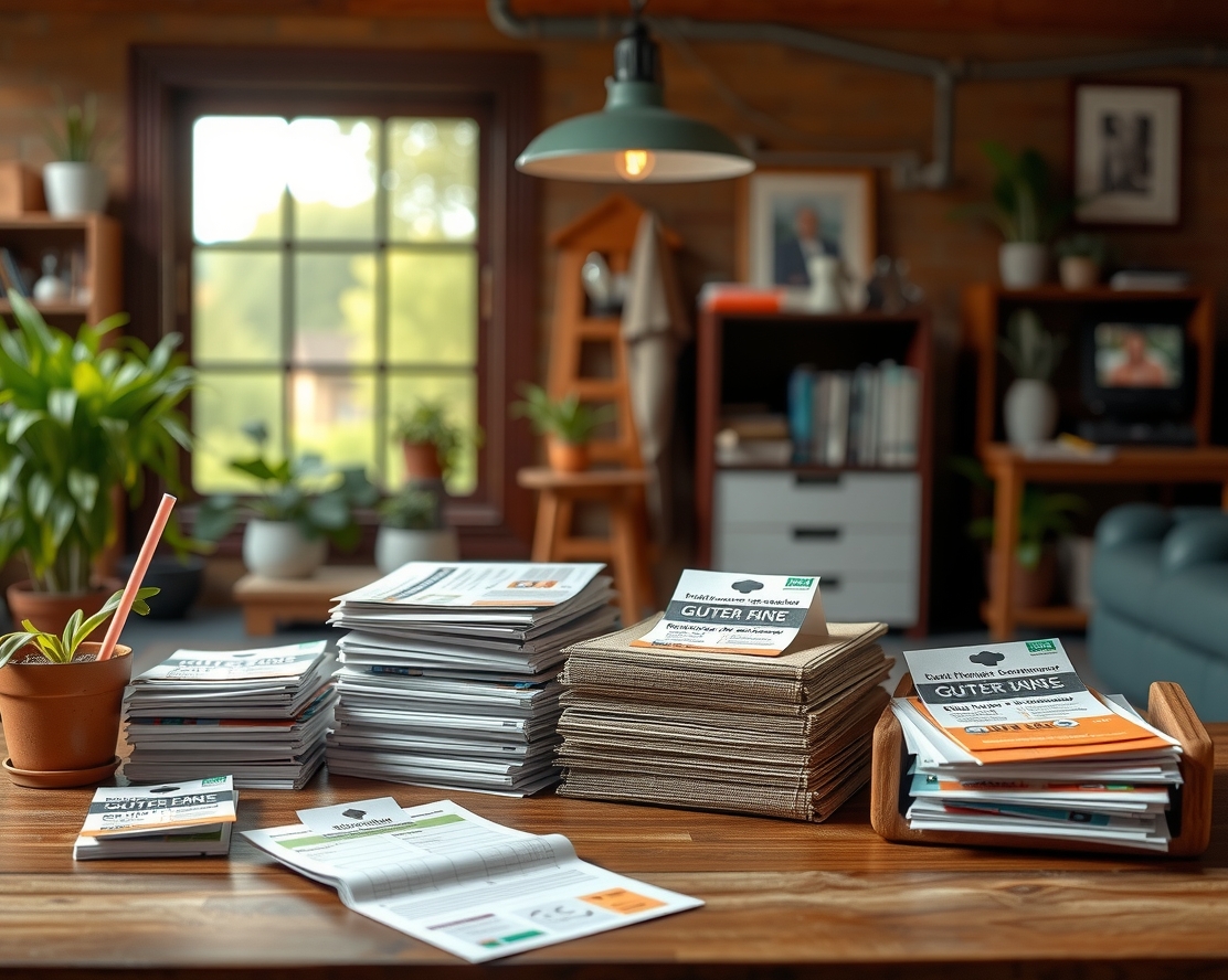 Preparation visual for Gutter Company Door Hangers Guide