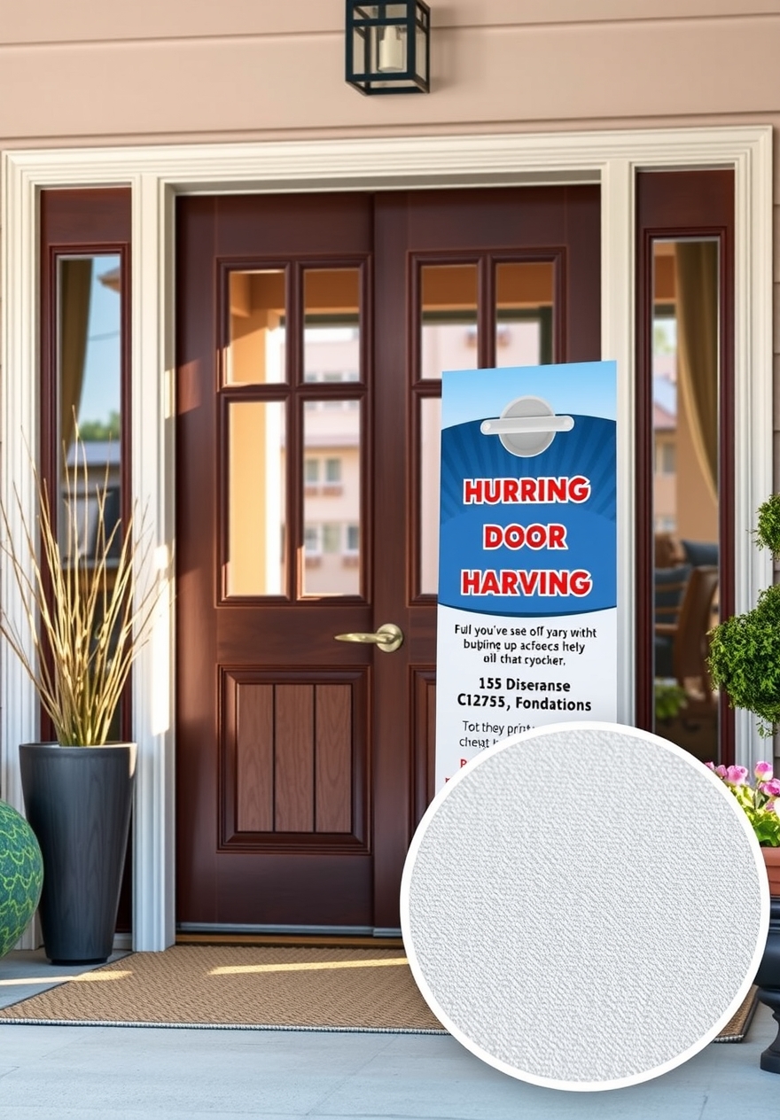 Preparation visual for Hvac Company Door Hangers Guide