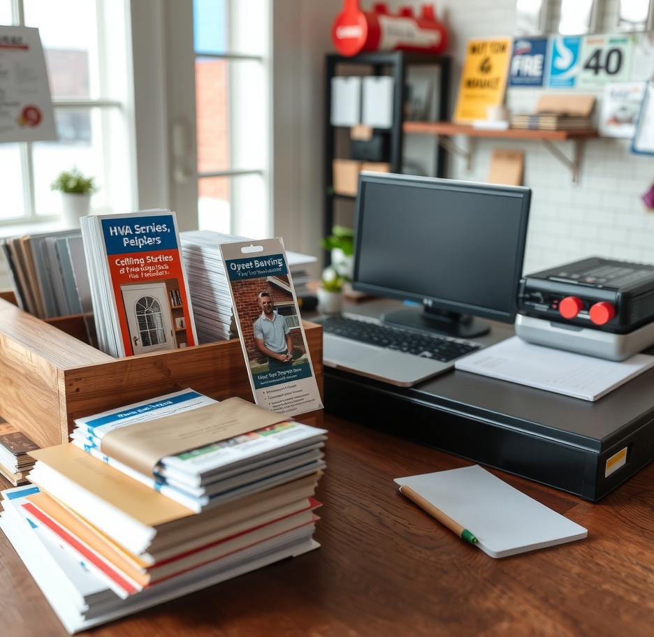 Quality check visual for Hvac Company Door Hangers Guide