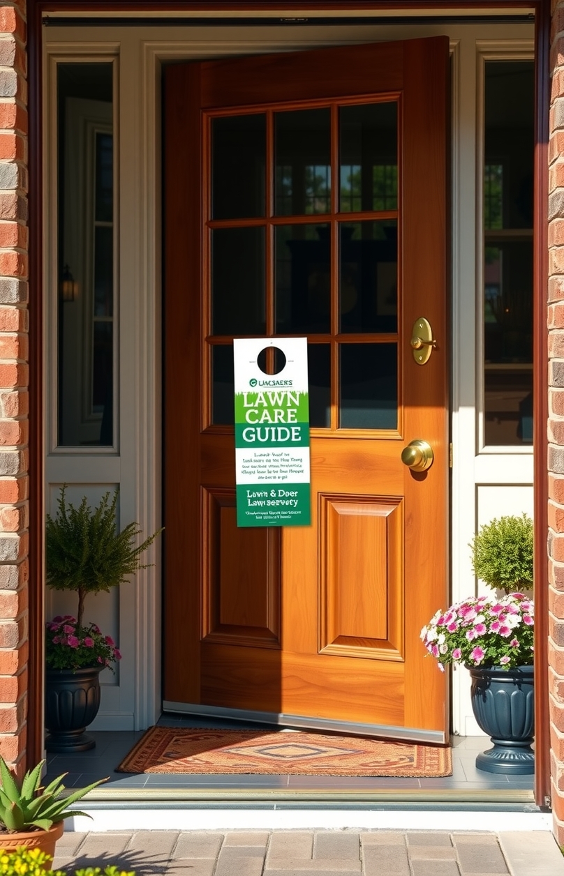 Checklist for Lawn Care Service Door Hangers Guide