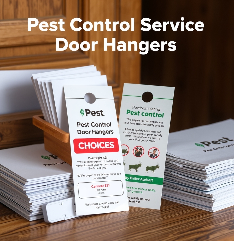 Pest Control Service Door Hangers Guide
