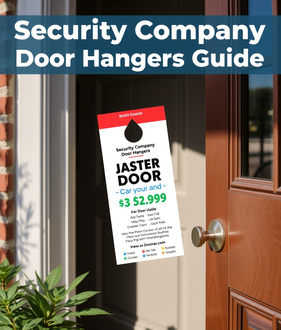 Checklist for Security Company Door Hangers Guide