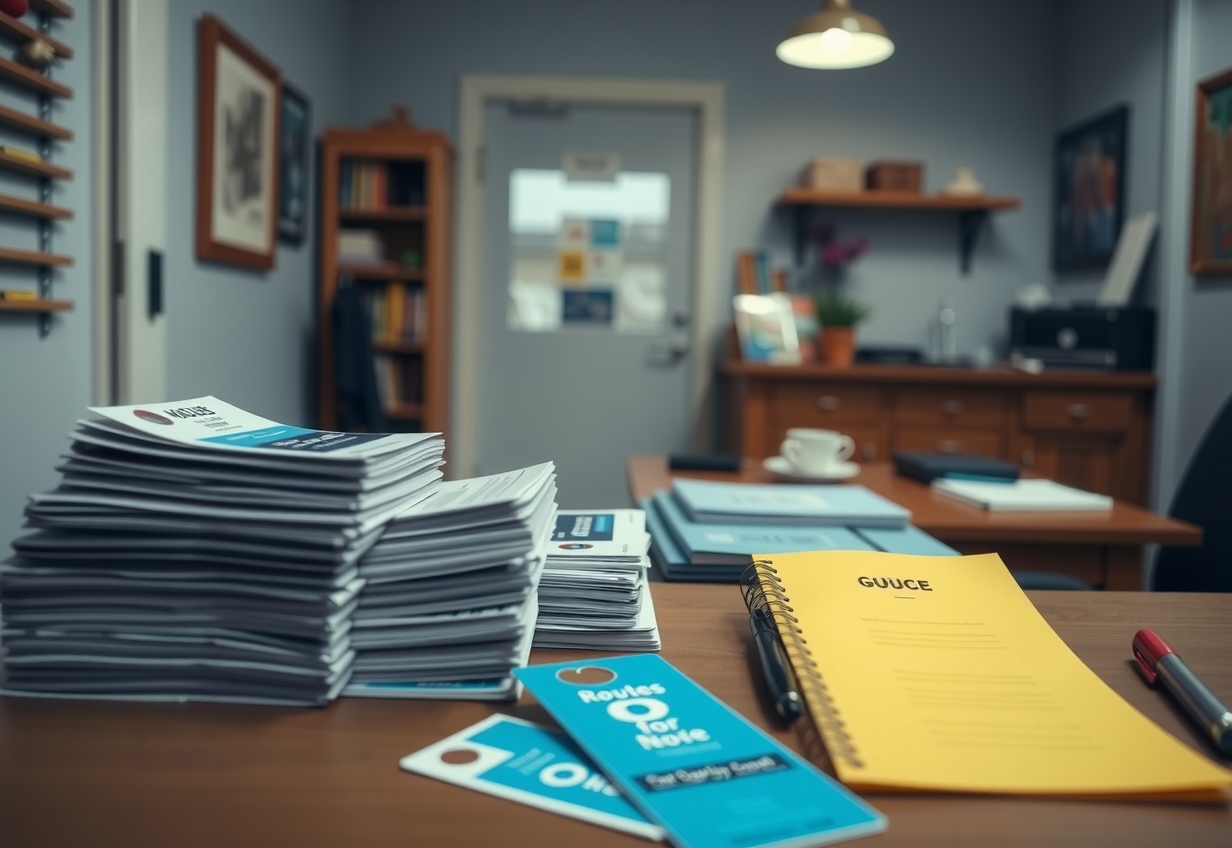 Quality check visual for Service Based Business Door Hangers Guide