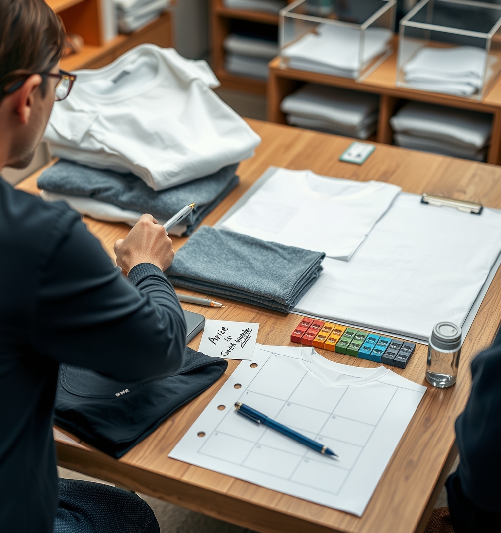 Preparation visual for Tshirt Printing Company Name Guide