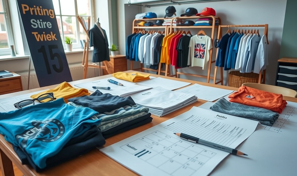 Preparation visual for Tshirt Printing Company Uk Guide