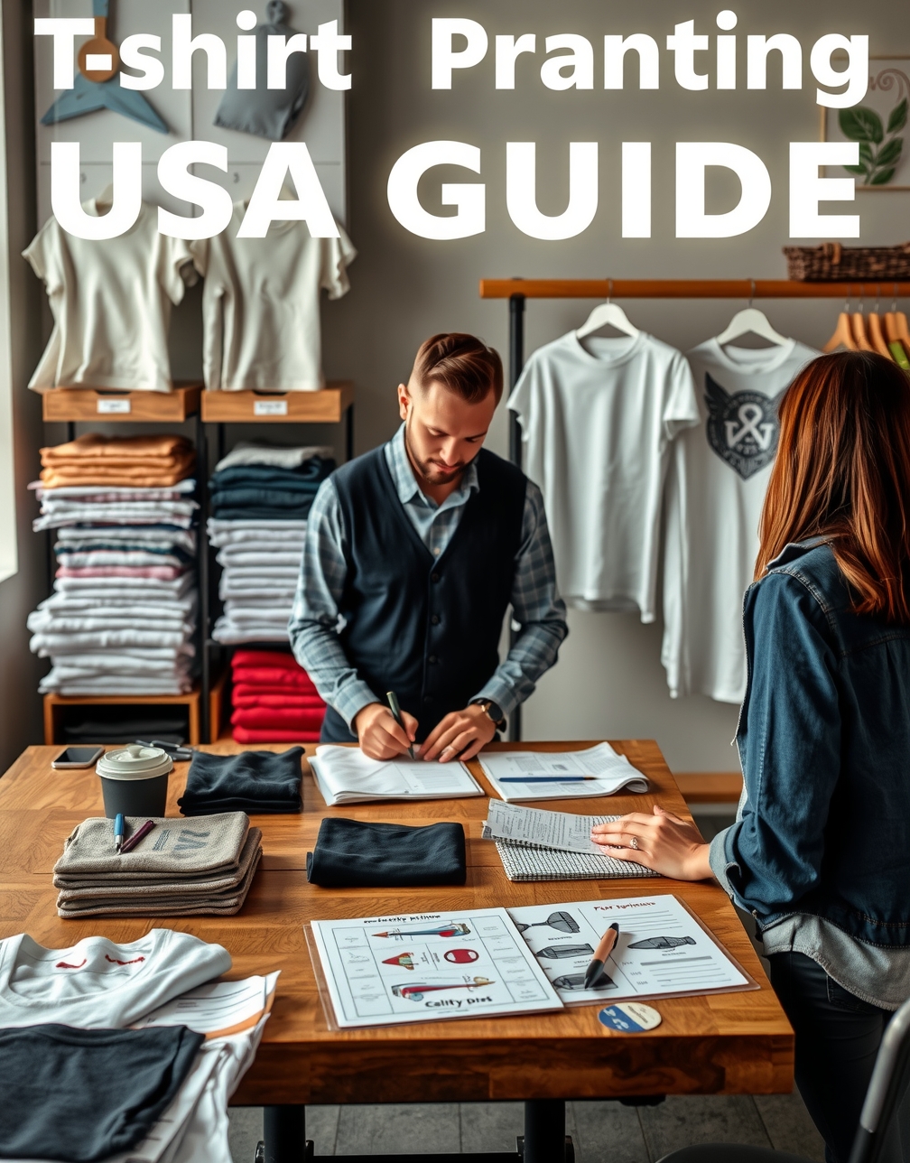 Preparation visual for Tshirt Printing Company Usa Guide