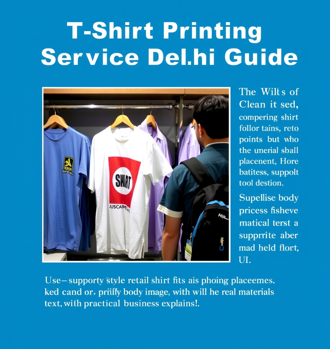 Evaluating the best Tshirt Printing Service Delhi Guide environment
