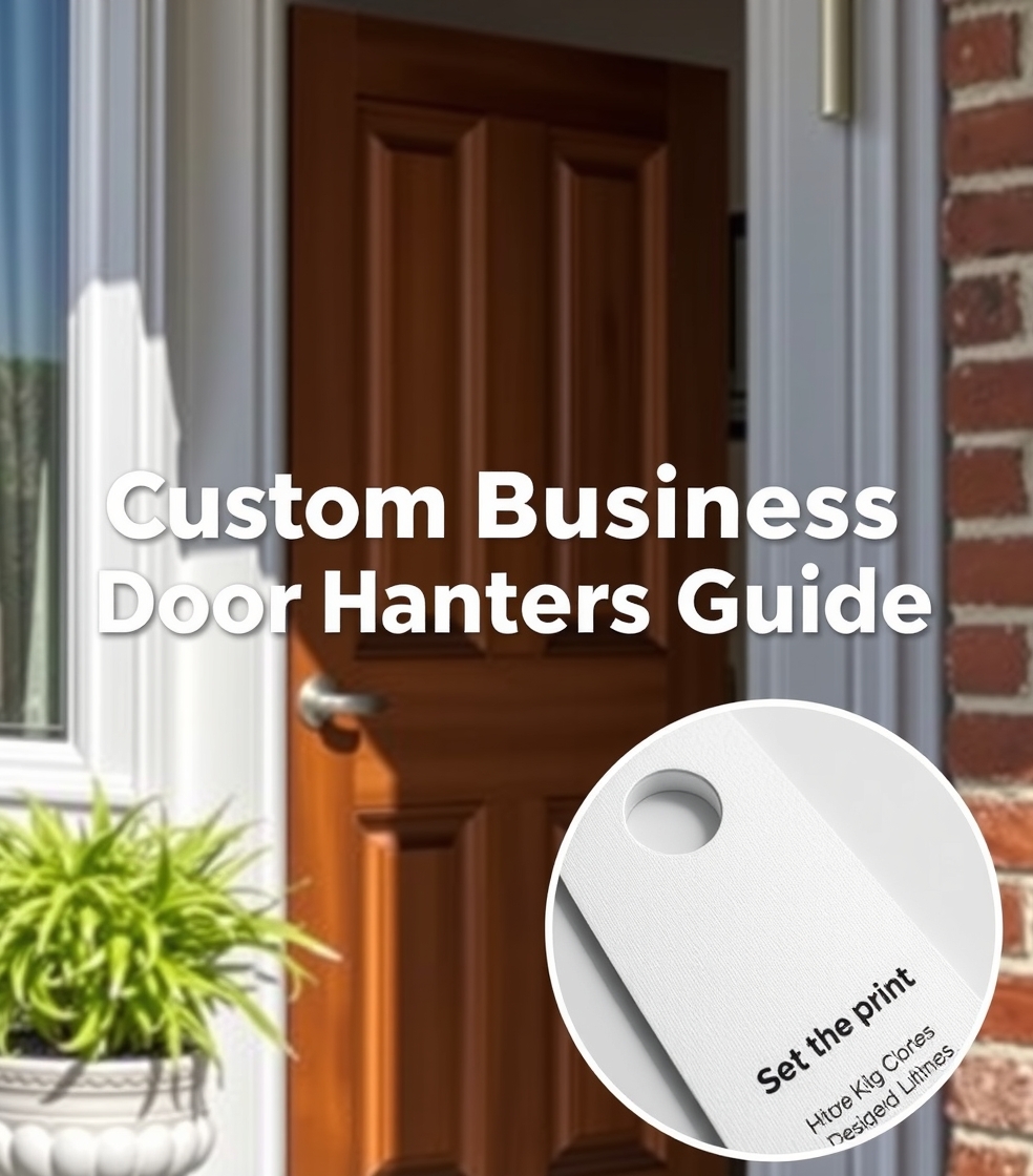 Quality check visual for Custom Business Door Hangers Guide