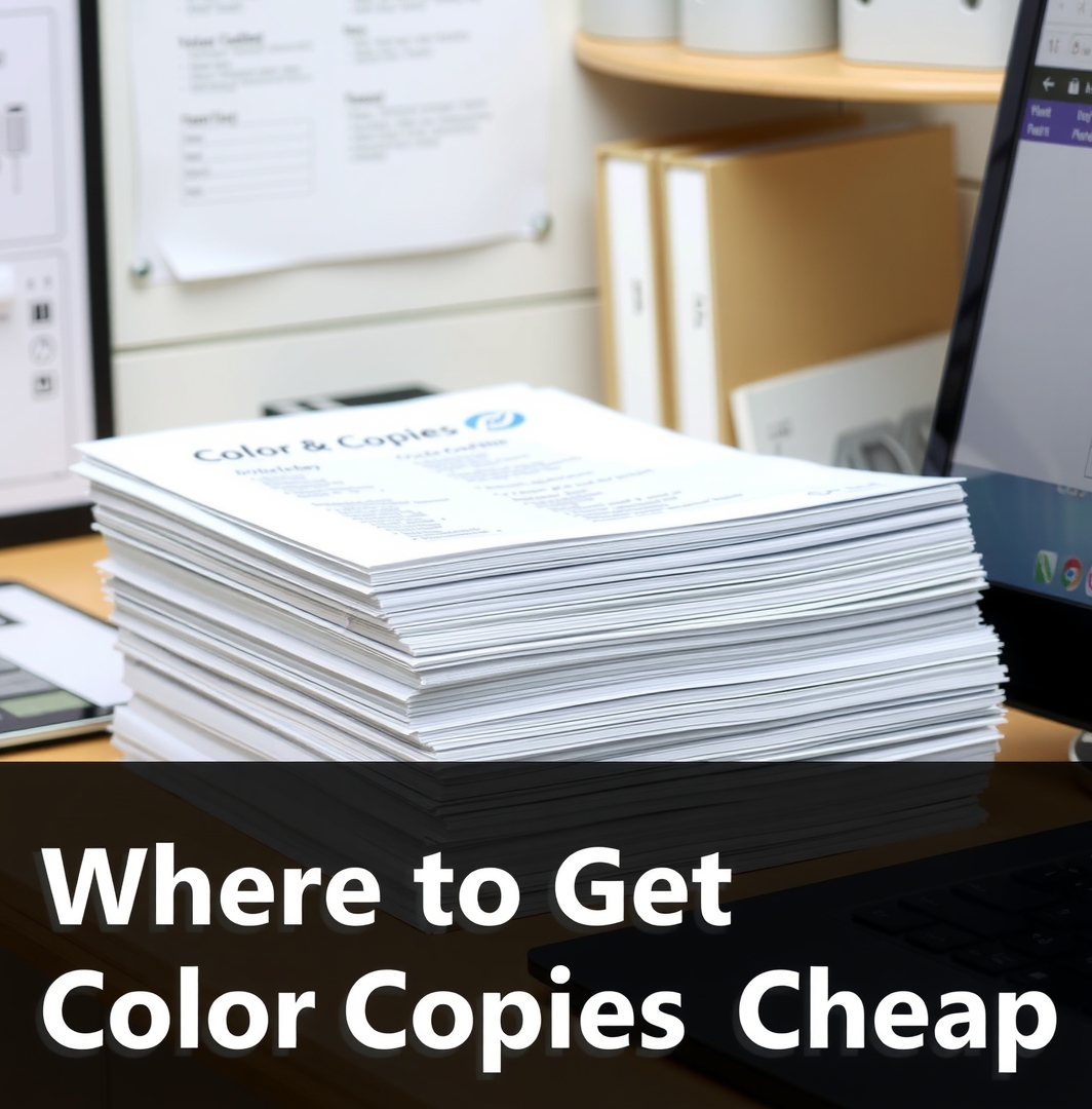 Preparation visual for Where to Get Color Copies Cheap