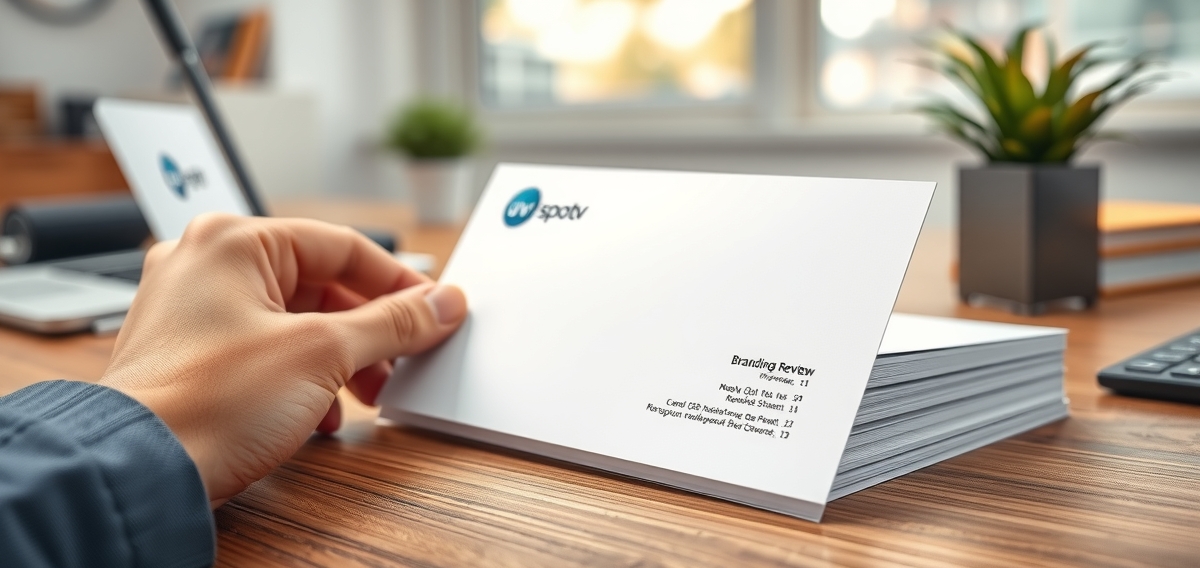 Quality check visual for Spot Uv Business Cards Printing Guide