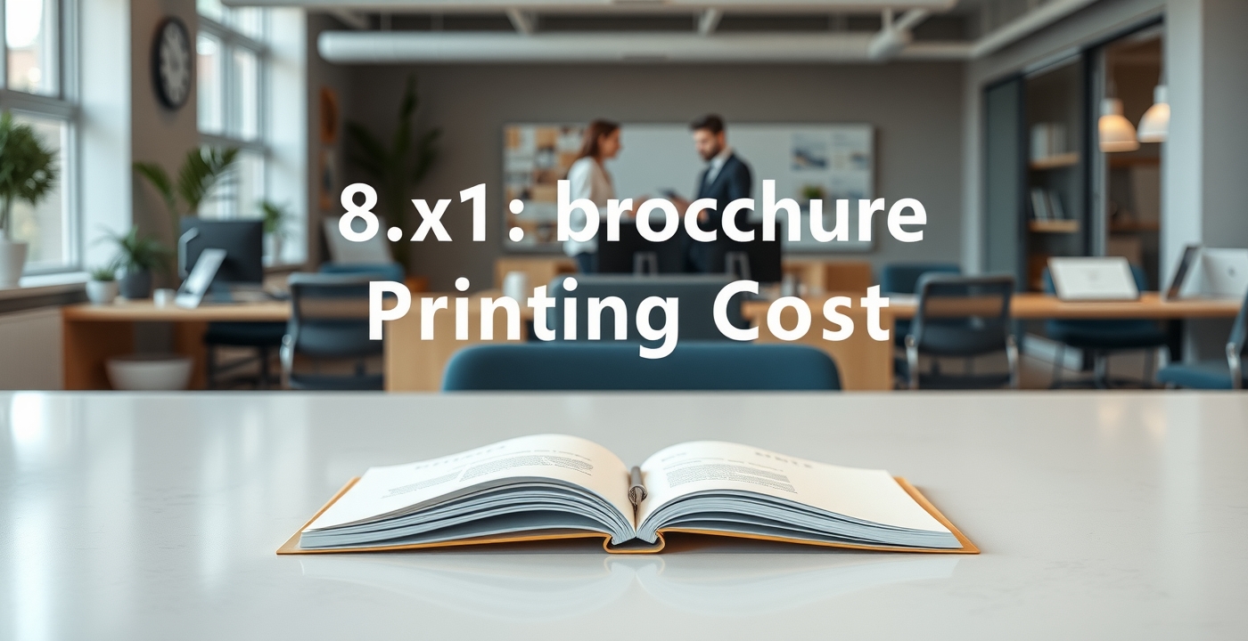 8.5x11 Brochure Printing Cost
