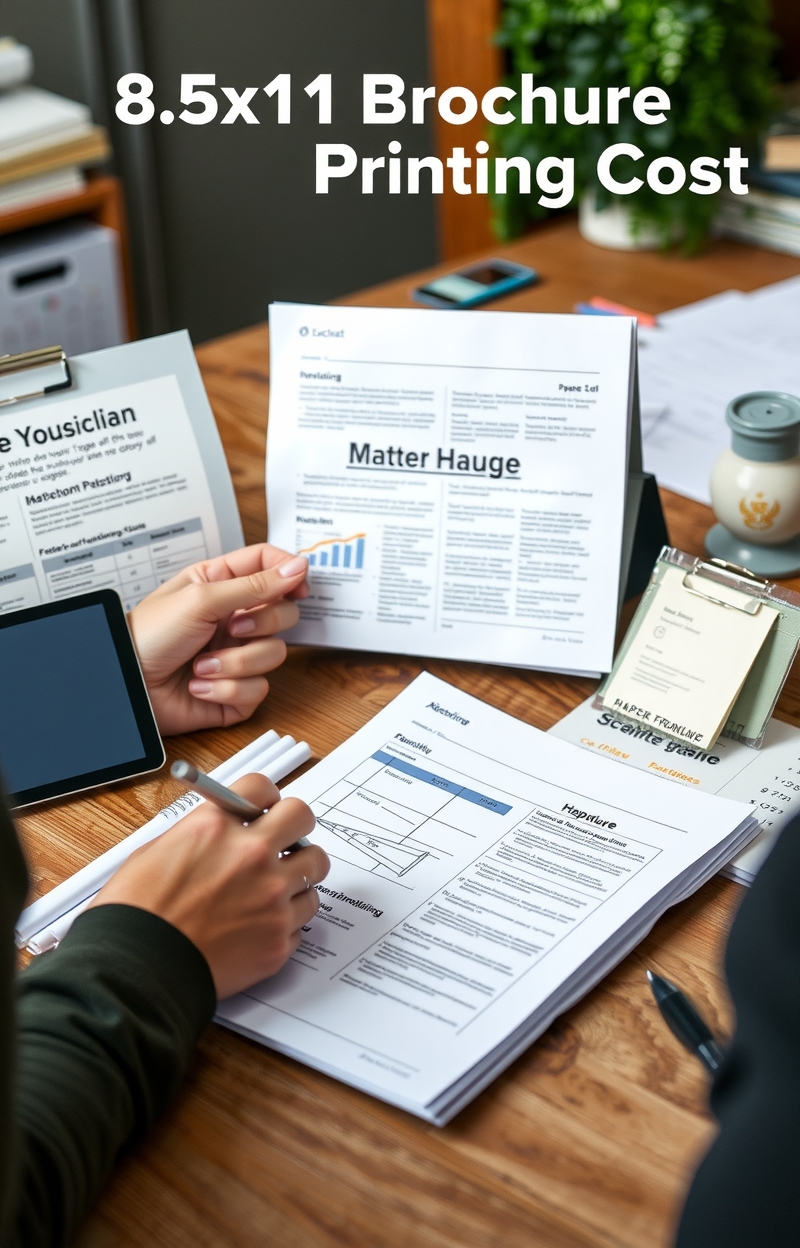 Checklist for 8.5x11 Brochure Printing Cost