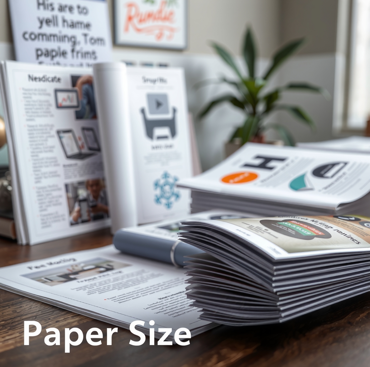 Checklist for Brochure Printing Paper Size