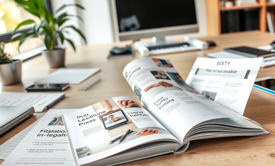 Quality check visual for Design Tips for Glossy Brochure Printing