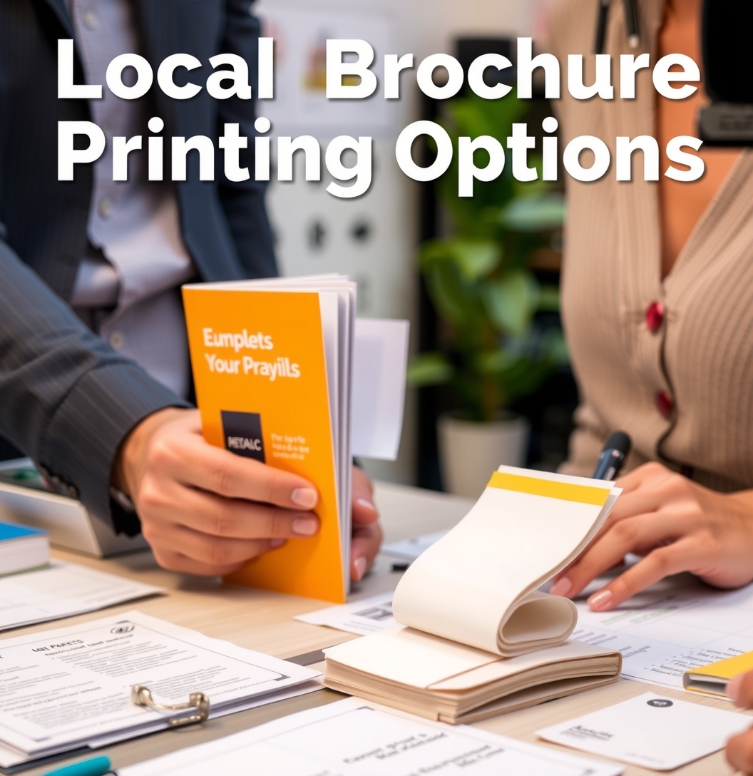 Quality check visual for Local Brochure Printing Options