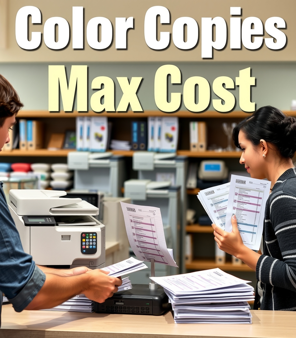 Evaluating the best Color Copies Office Max Cost environment