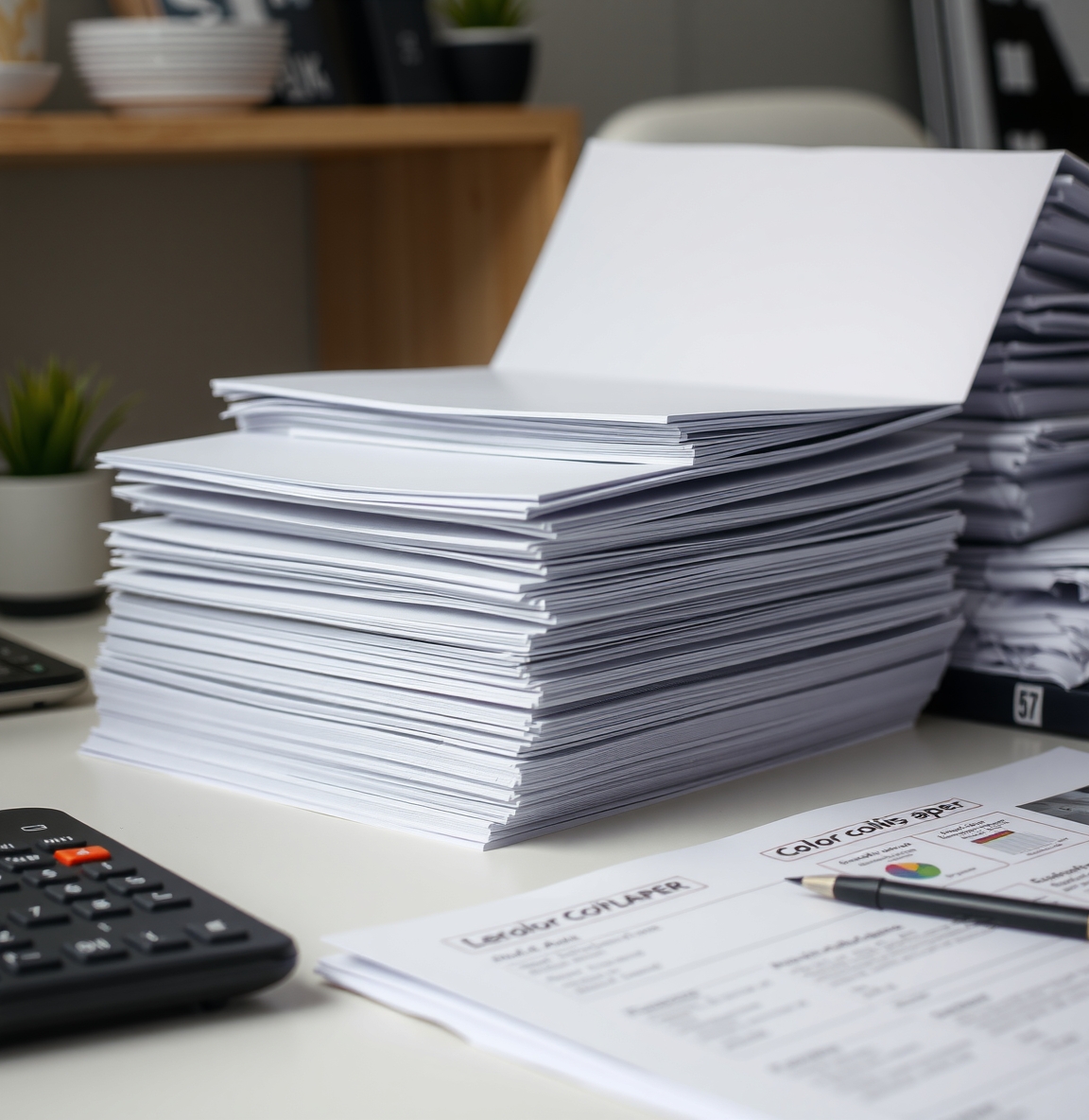 Preparation visual for Color Copies Paper