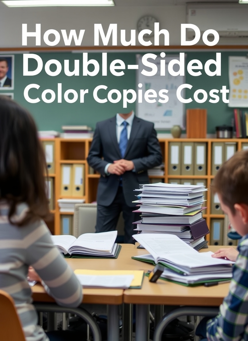 How Much Do Double Sided Color Copies Cost