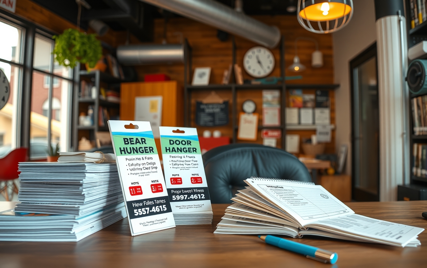 Preparation visual for Design Door Hangers Template