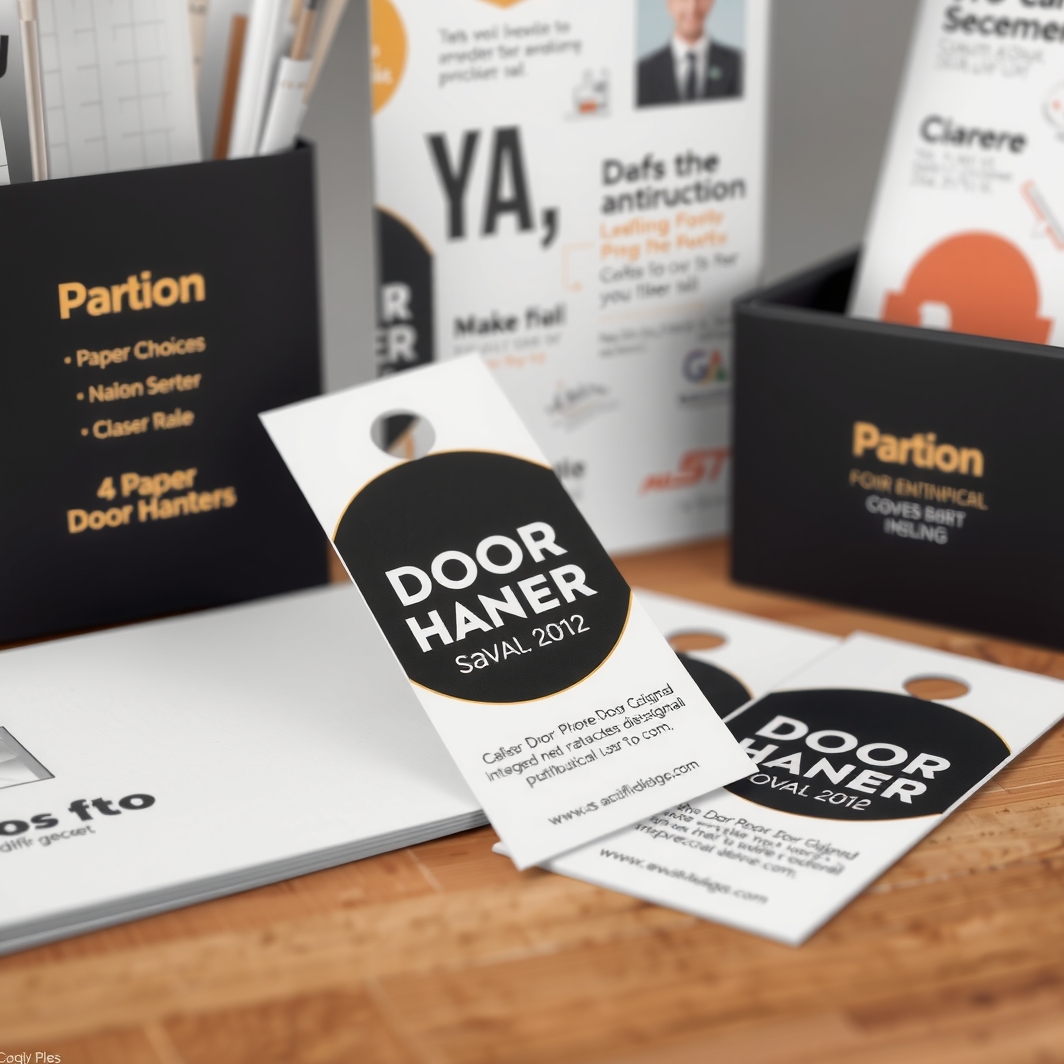 Quality check visual for Design Door Hangers Template