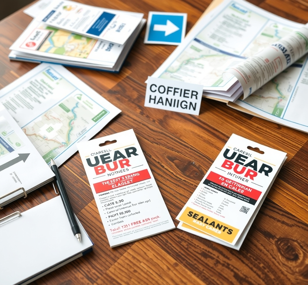 Quality check visual for Direct Mail vs Door Hangers