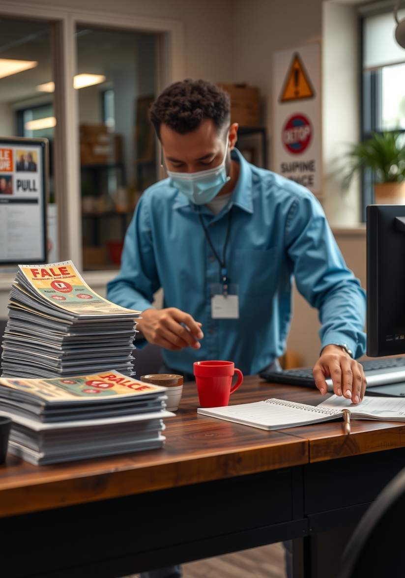 Preparation visual for Flyer or Door Hangers App Designer