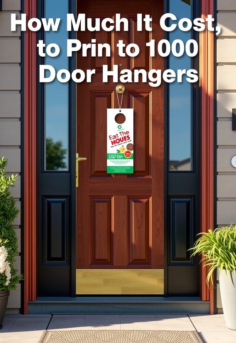 Checklist for How Much Does It Cost.to Print 1000 Door Hangers