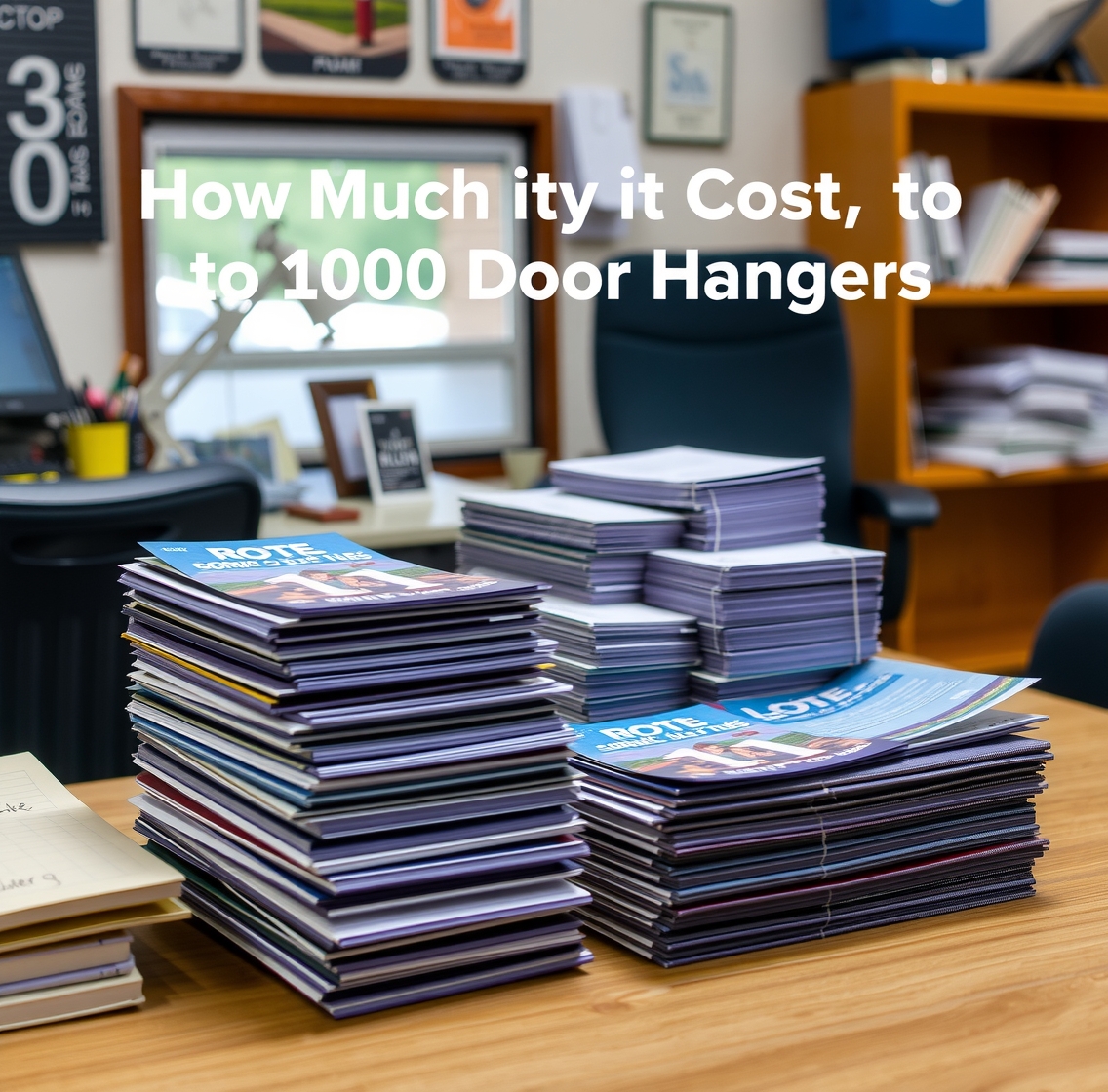 Quality check visual for How Much Does It Cost.to Print 1000 Door Hangers