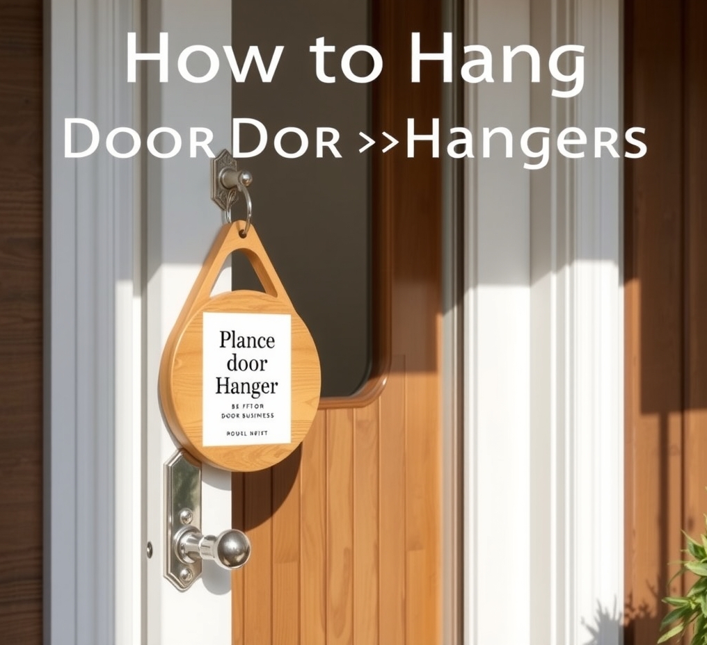 Checklist for How to Hang Round Wooden Door Hangers