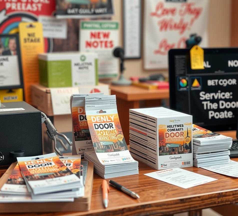 Preparation visual for How to Print Your Own Door Hangers