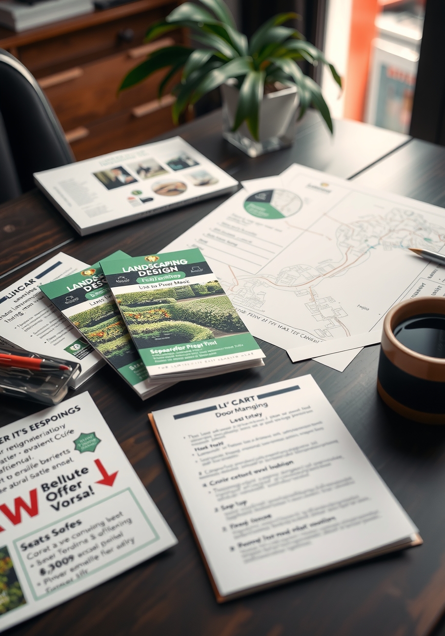 Landscaping Design Door Hangers