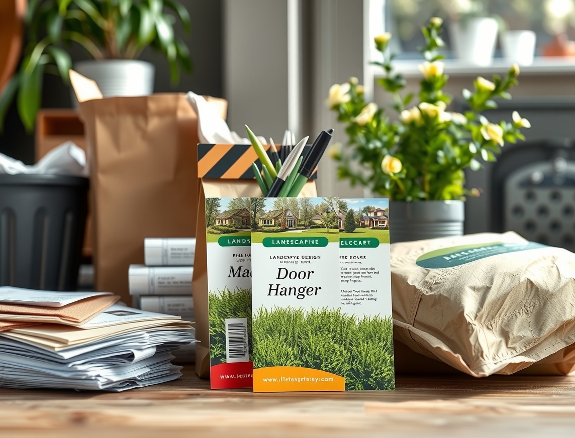 Evaluating the best Landscaping Design Door Hangers environment