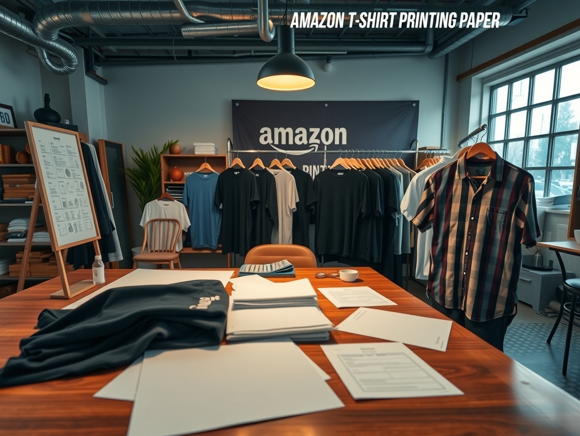 Preparation visual for Amazon Tshirt Printing Paper